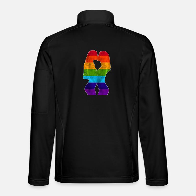 Pride Girls - Design - Unisex Softshell Jacket - black