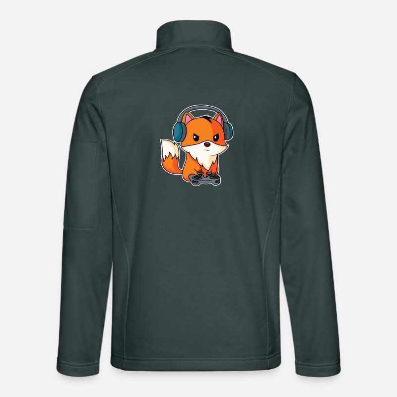 Gaming Fox - Player Fox Design Unisex Softshell Jacket