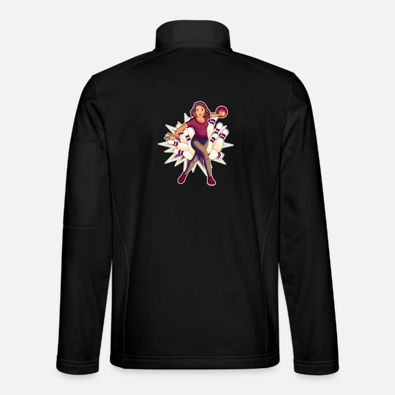 Bowling Queen - Design - Veste en tissu softshell Unisexe - noir