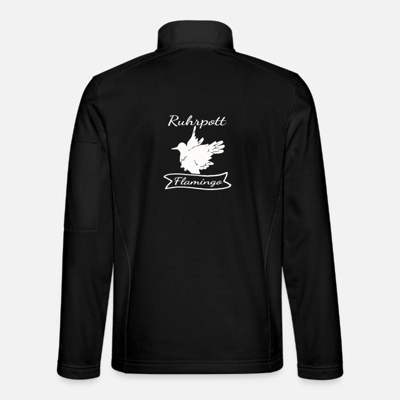 Ruhrpott Flamingo - Unisex Softshelljacke - Schwarz
