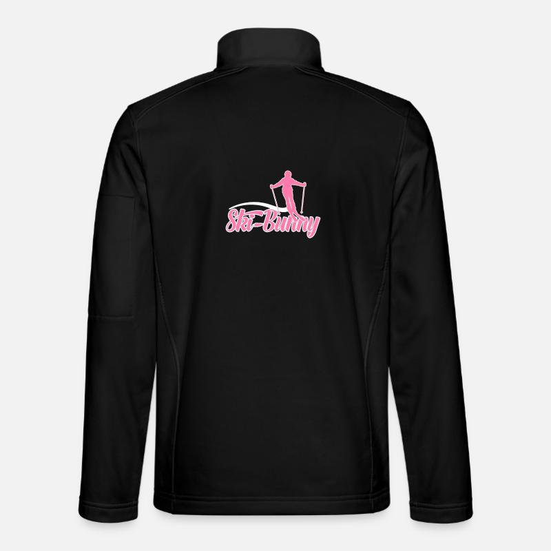 Ski-Hase - Unisex Softshelljacke - Schwarz