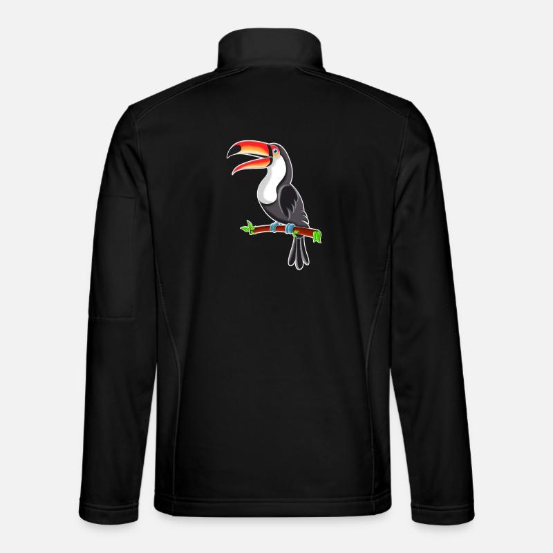 Tukan - Unisex Softshelljacke - Schwarz