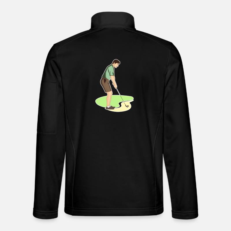 Golf | Golfing | Golfer | golf - Unisex Softshell Jacket - black