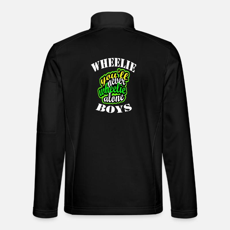 Wheelie - Unisex Softshelljacke - Schwarz