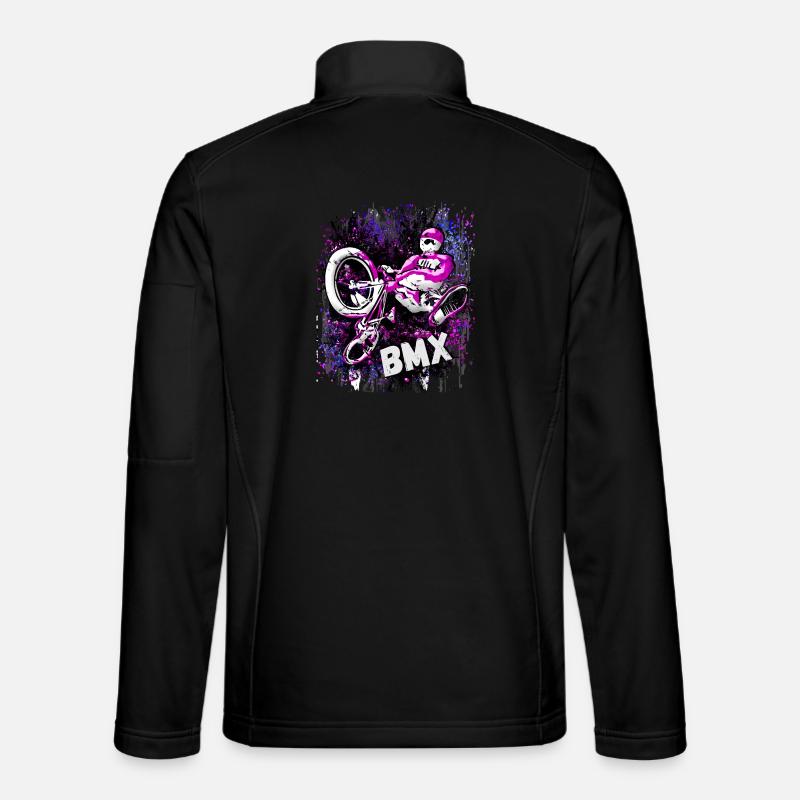 BMX / Bmx / bmx / Gift Idea / Birthday - Unisex Softshell Jacket - black