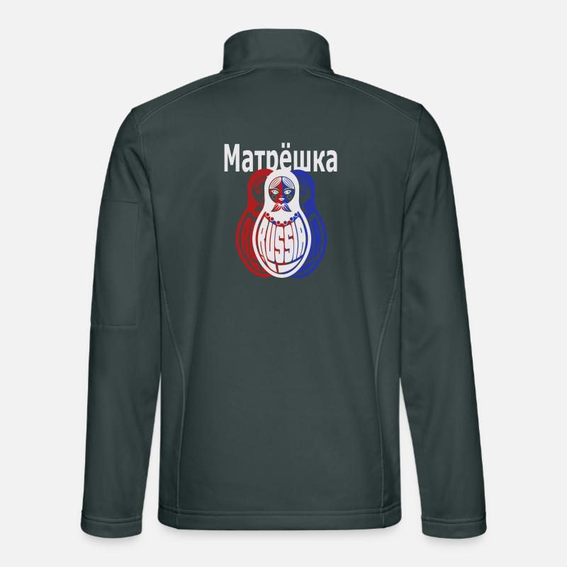 Matryoshka, Russian Unisex Softshell Jacket