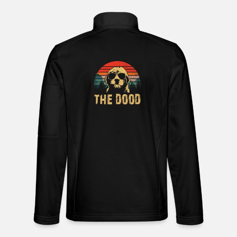 LE DOOD goldendoodle Veste en tissu softshell Unisexe