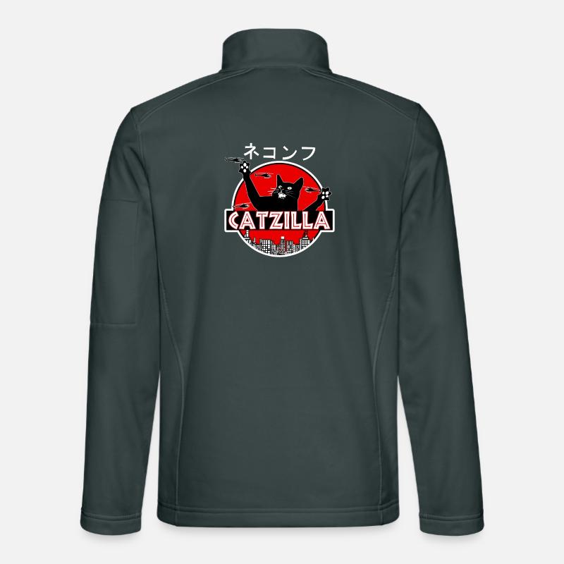 Catzilla Chat Veste en tissu softshell Unisexe