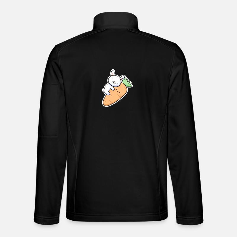 Carrot Rabbit - Unisex Softshell Jacket - black