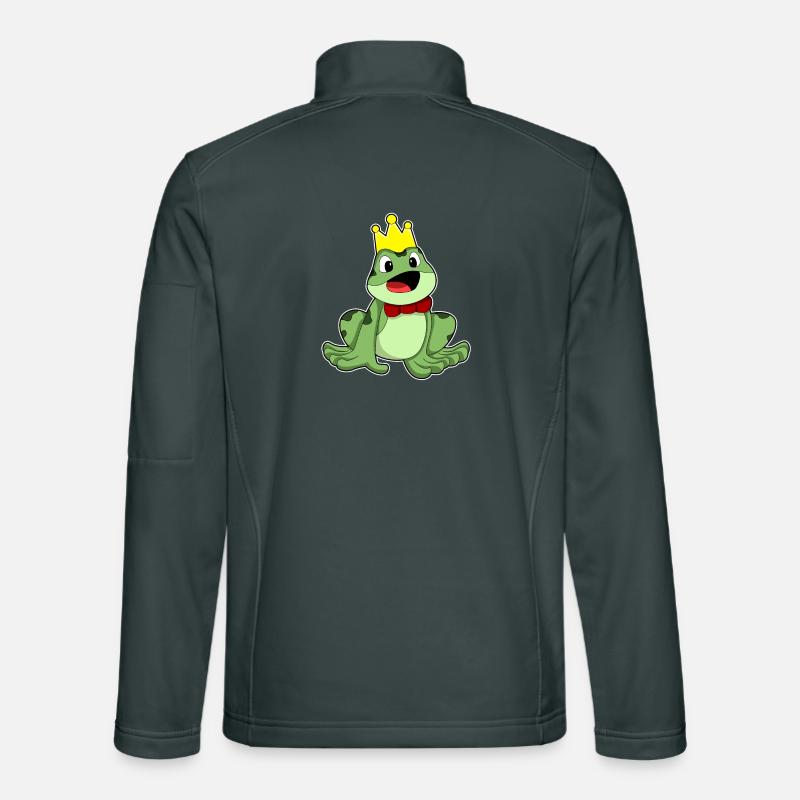 Couronne de grenouille Veste en tissu softshell Unisexe