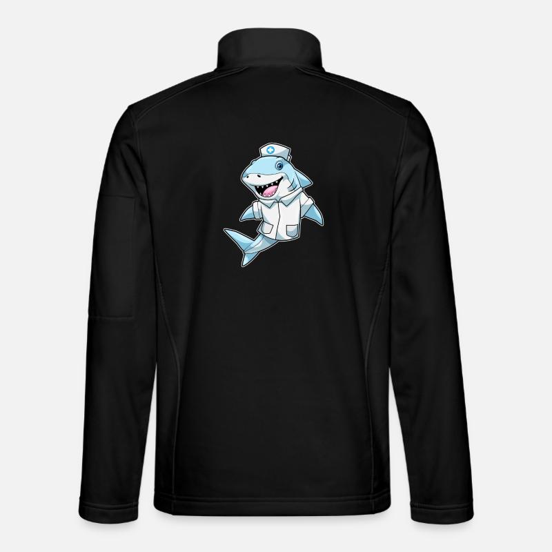 Hai Krankenschwester - Unisex Softshelljacke - Schwarz