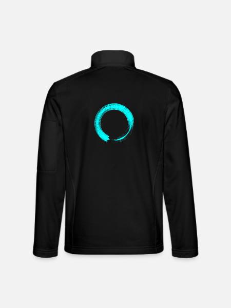 Kreis - Unisex Softshelljacke - Schwarz