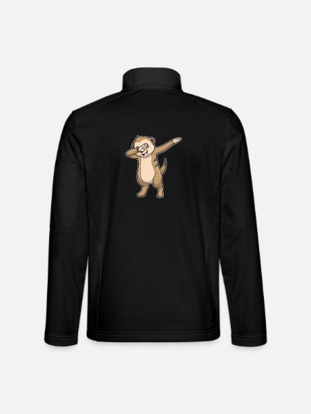 Erdmännchen Hip Hop Tanz - Unisex Softshelljacke - Schwarz