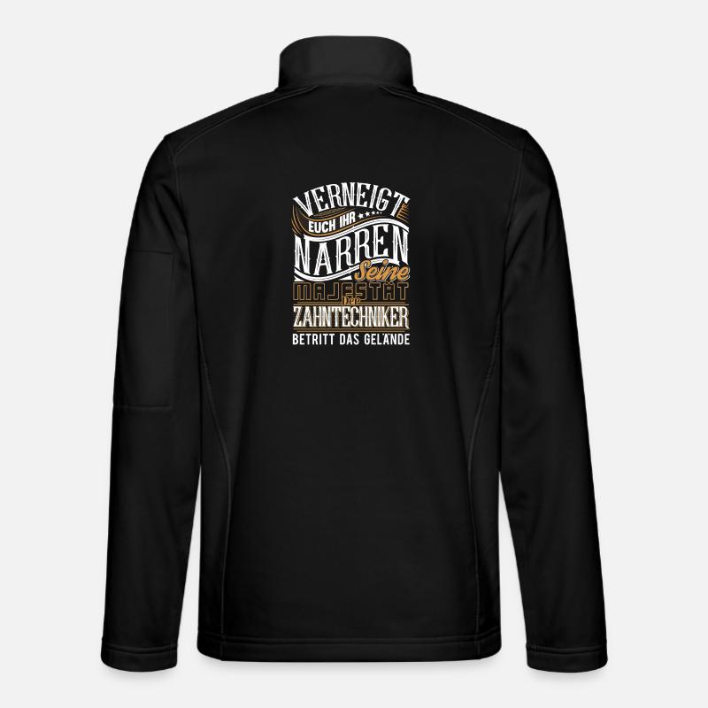 Zahntechniker - Unisex Softshelljacke - Schwarz