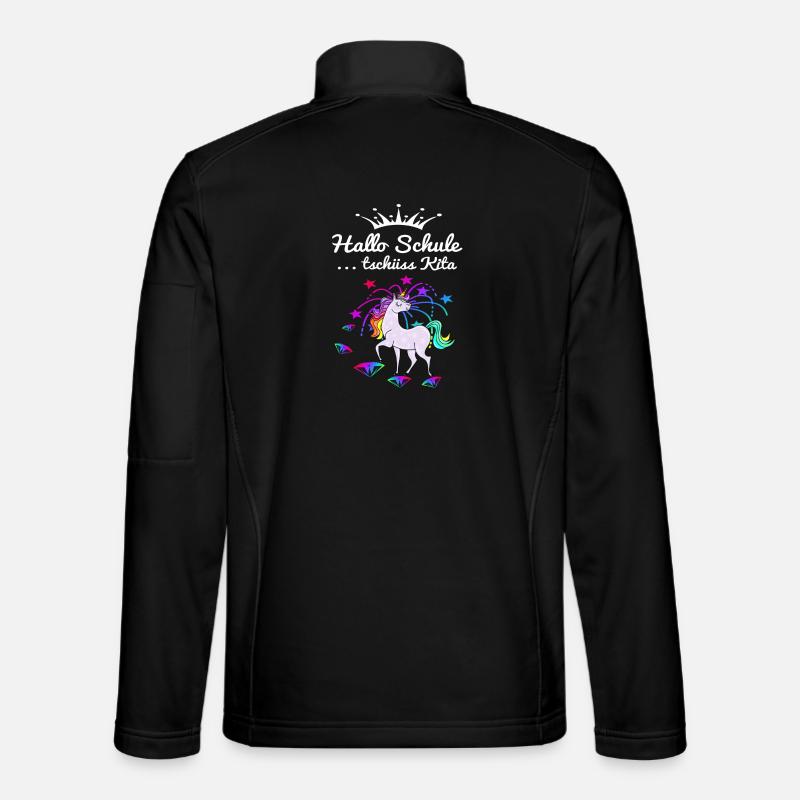Einhorn Einschulung Unisex Softshelljacke
