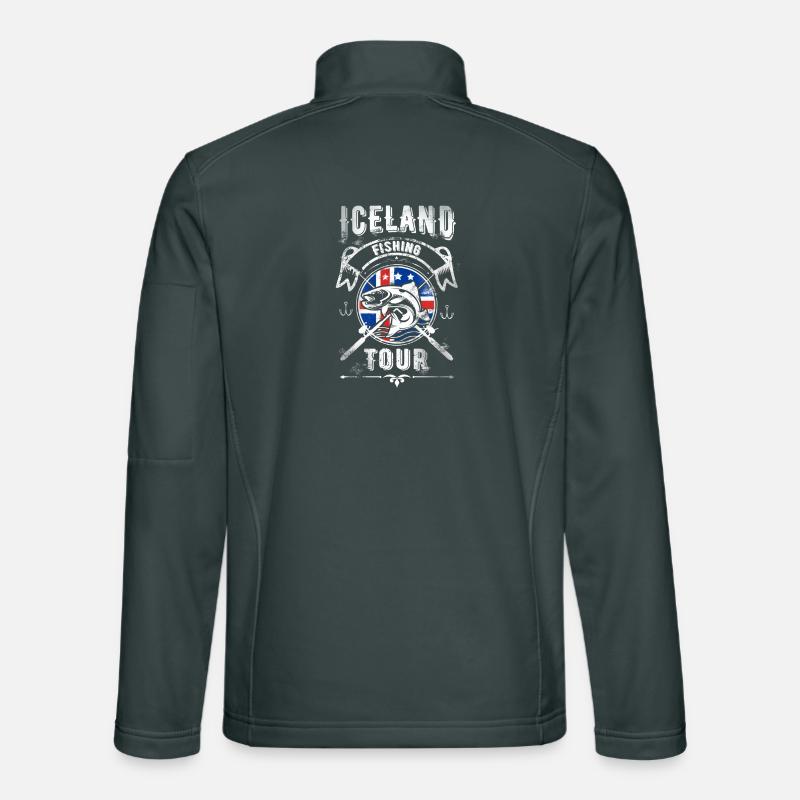 Excursion de pêche en Islande Veste en tissu softshell Unisexe