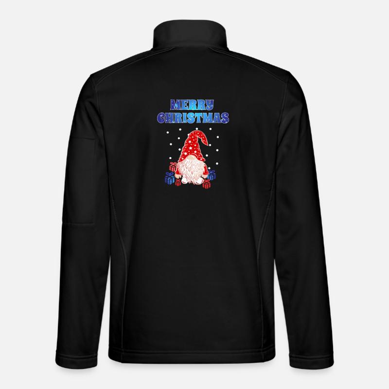 Christmas Gnome - Unisex Softshell Jacket - black