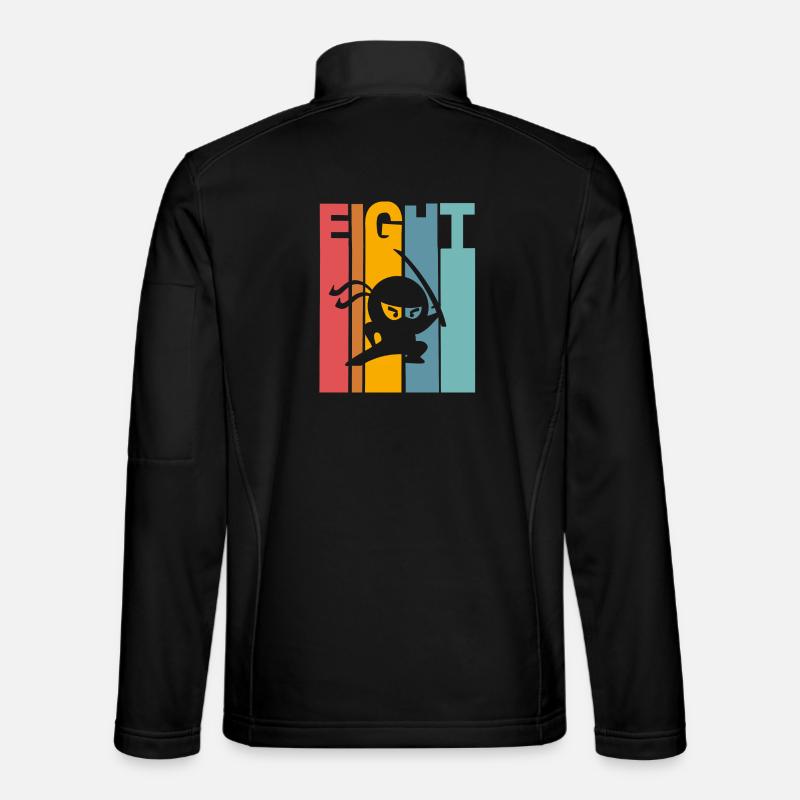 Ninja 8th Birthday Kids Unisex Softshell Jacket