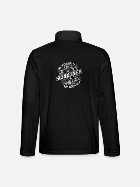 Schreiner - Unisex Softshelljacke - Schwarz - Hinten