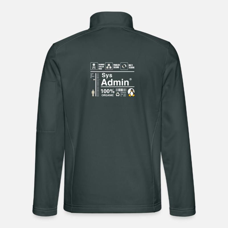 Sys Admin Pinguin Computer Nerd pc Platine cpu inh Unisex Softshelljacke
