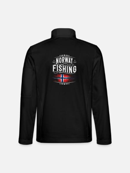 Norway Fishing Angler - Unisex Softshell Jacket - black