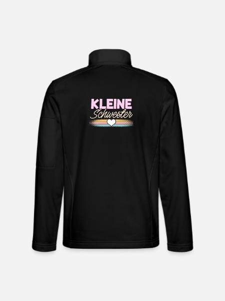 Kleine Schwester - Unisex Softshelljacke - Schwarz