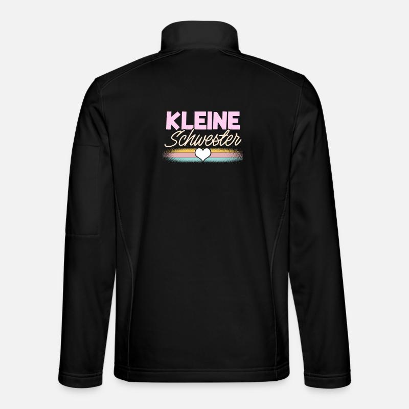 Kleine Schwester - Unisex Softshelljacke - Schwarz