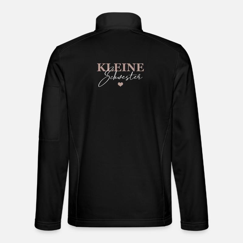 Kleine Schwester - Unisex Softshelljacke - Schwarz