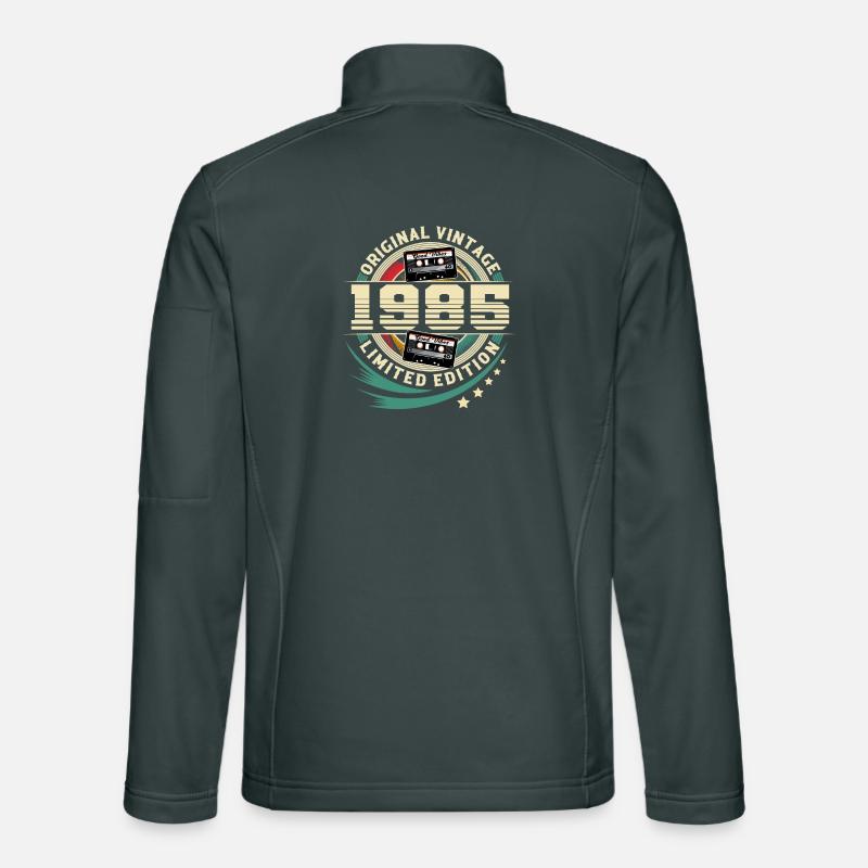 1985 Année de naissance Millésime Année de construction Anniversaire Veste en tissu softshell Unisexe