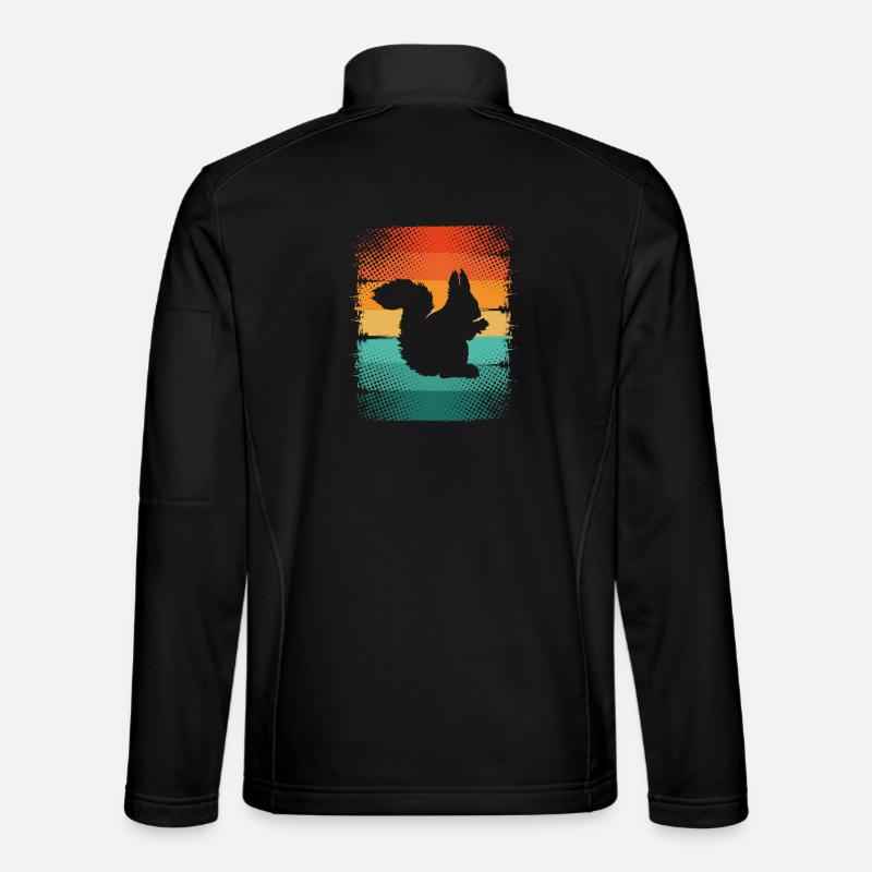 Eichhörnchen - Unisex Softshelljacke - Schwarz
