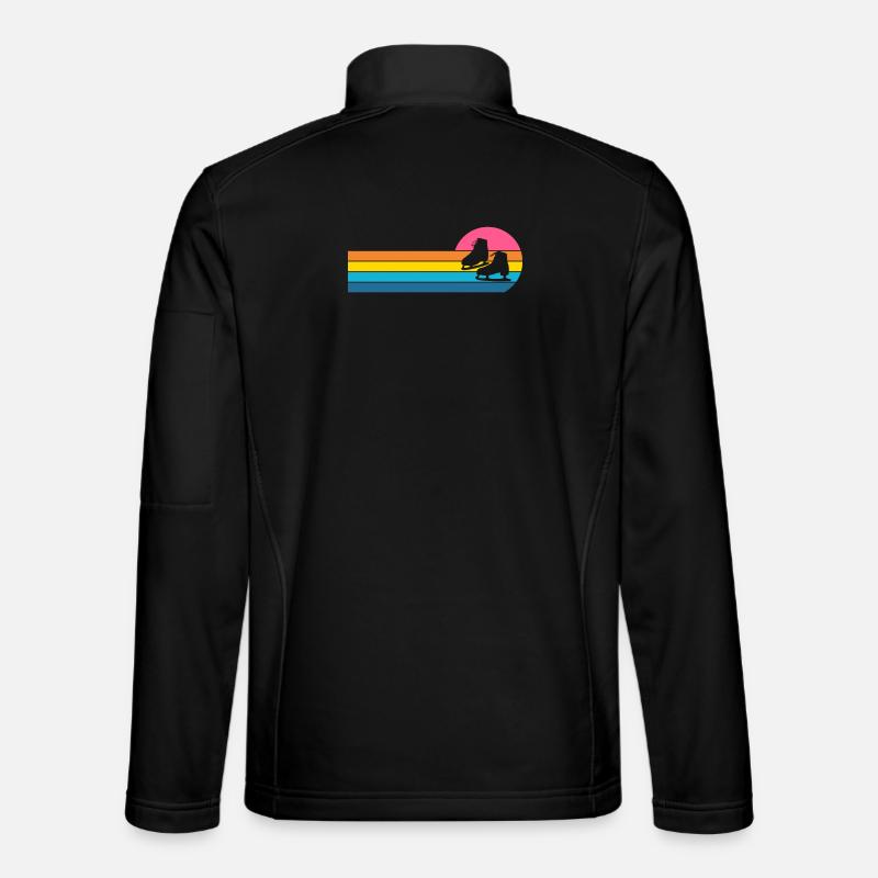 Schlittschuh - Unisex Softshelljacke - Schwarz