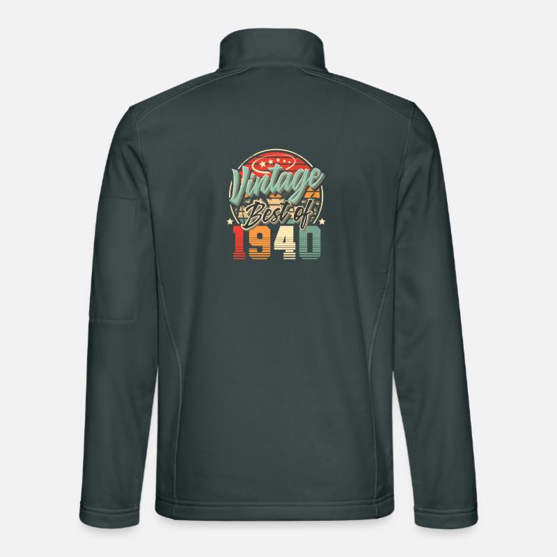 1940 Geburtsjahr Vintage Geburtstag Unisex Softshelljacke