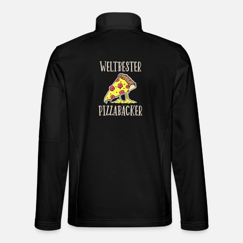 Weltbester Pizzabäcker - Unisex Softshelljacke - Schwarz