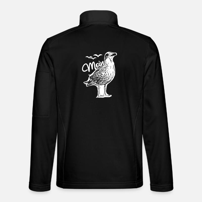 Mouettes Moin Mouettes Veste en tissu softshell Unisexe