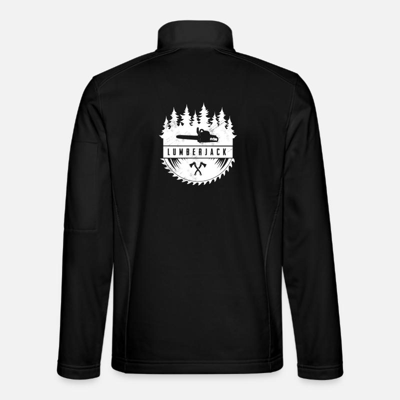 Bûcheron - Veste en tissu softshell Unisexe - noir