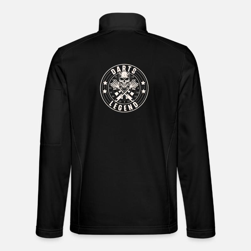Fléchettes Fléchettes Fléchettes Joueurs de fléchettes Veste en tissu softshell Unisexe