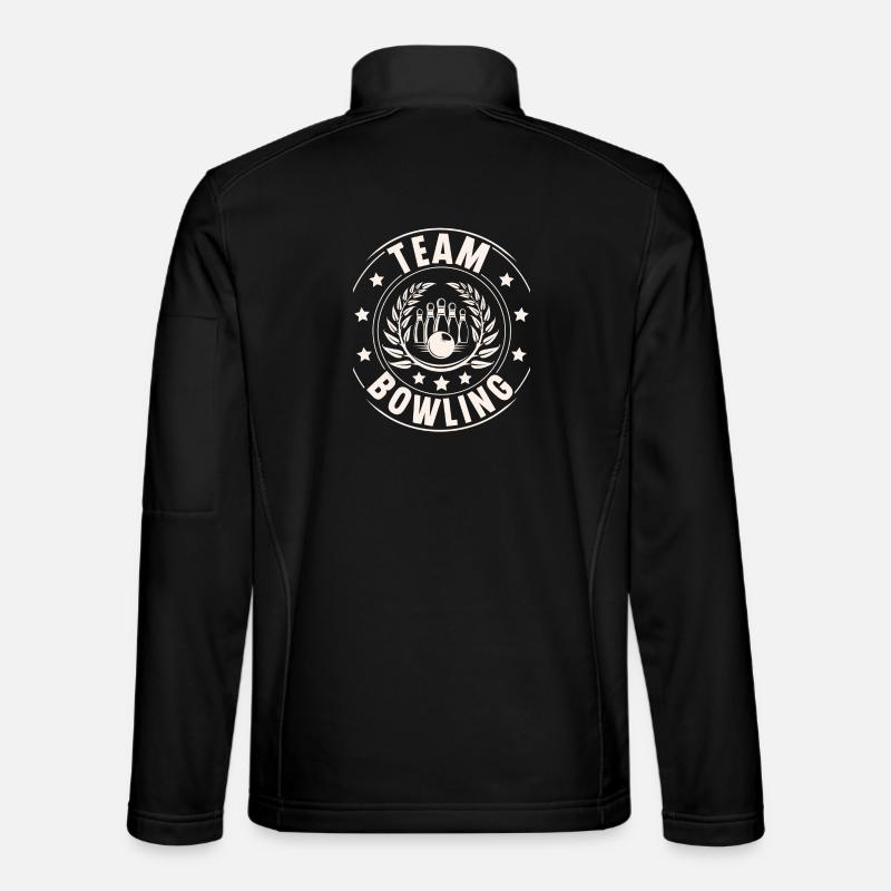 Bowling Team - Unisex Softshelljacke - Schwarz
