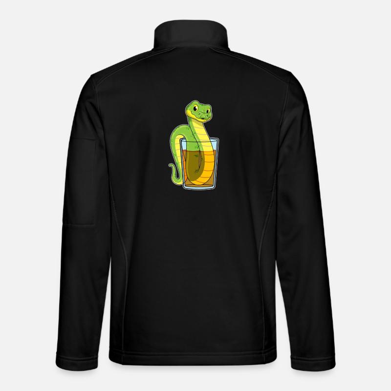 Serpent au jus - Veste en tissu softshell Unisexe - noir