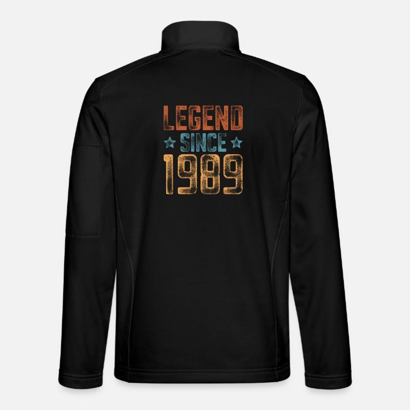 1989 Naissance Année de naissance Anniversaire Veste en tissu softshell Unisexe