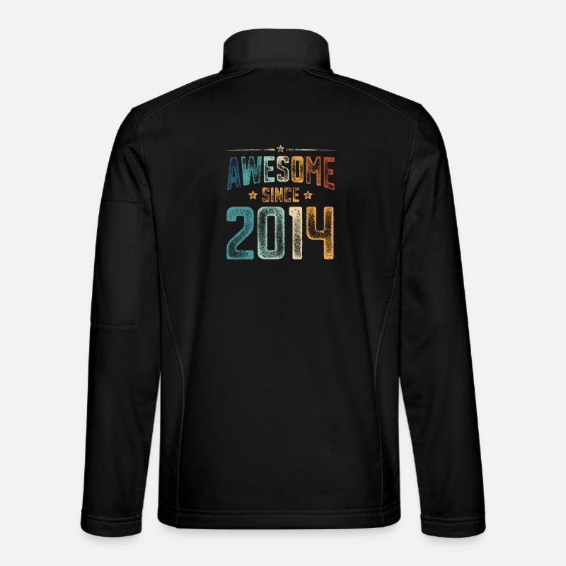 2014 Naissance Année de naissance - Veste en tissu softshell Unisexe - noir