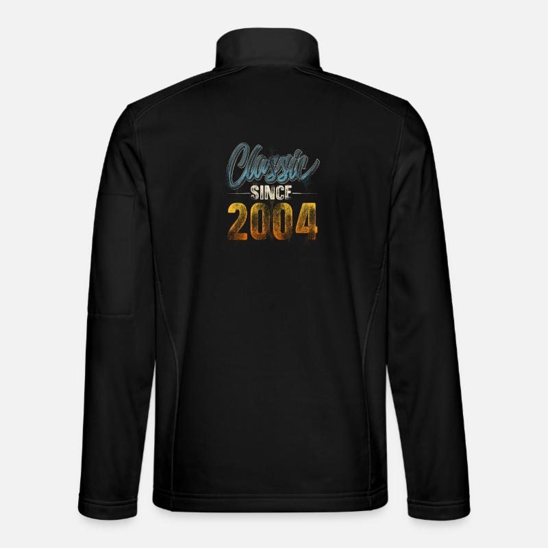 2004 Année de naissance Anniversaire Année de construction Millésime Veste en tissu softshell Unisexe