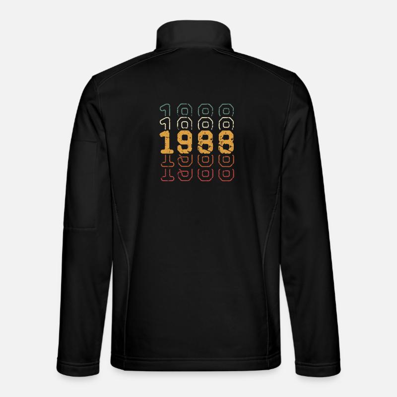 1988 - Unisex Softshelljacke - Schwarz