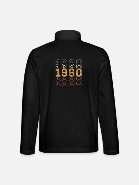 1980 - Veste en tissu softshell Unisexe - noir