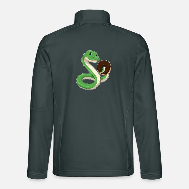 Snake Donut Unisex Softshell Jacket