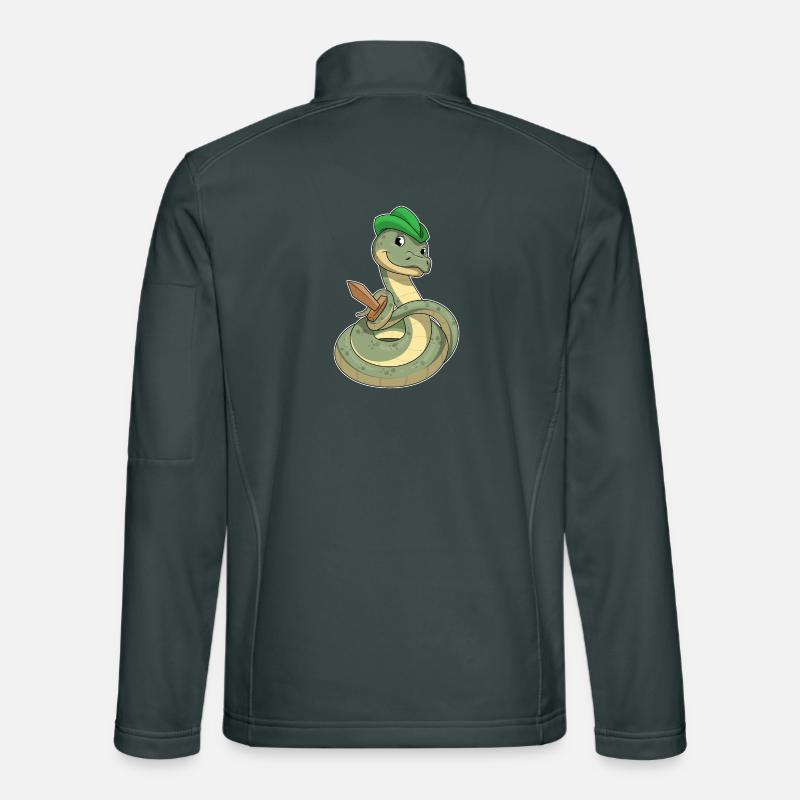 Épée Serpent Veste en tissu softshell Unisexe