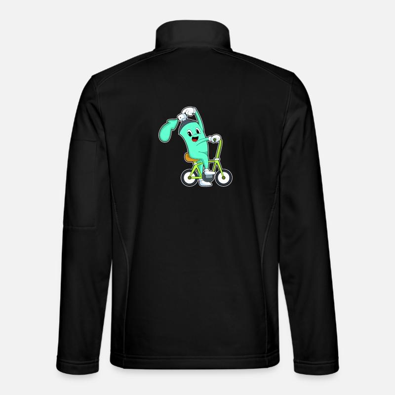 Spraydose Fahrrad - Unisex Softshelljacke - Schwarz