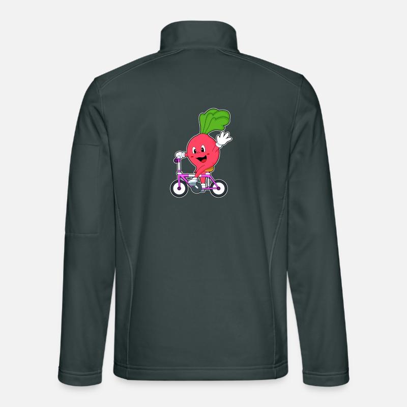 Vélo radis Veste en tissu softshell Unisexe