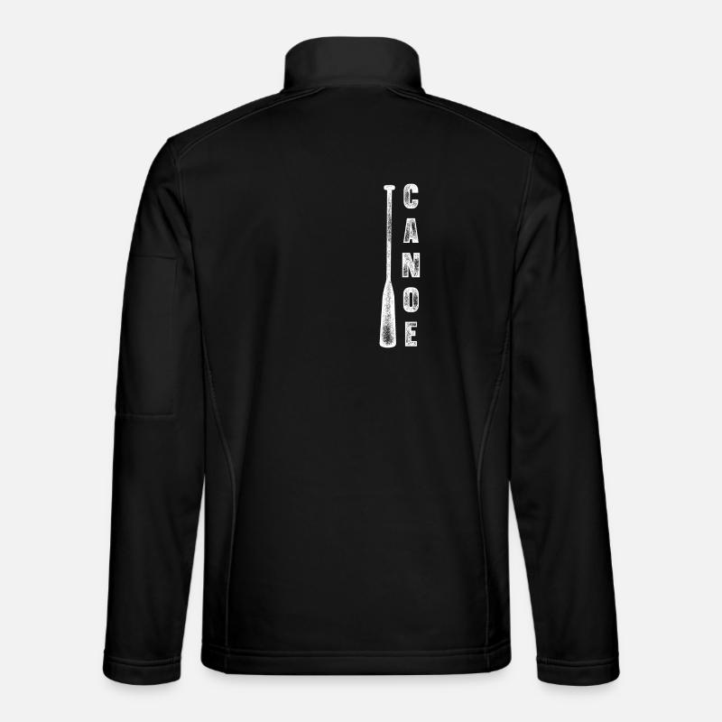 Canoë Canoë Canoë - Veste en tissu softshell Unisexe - noir