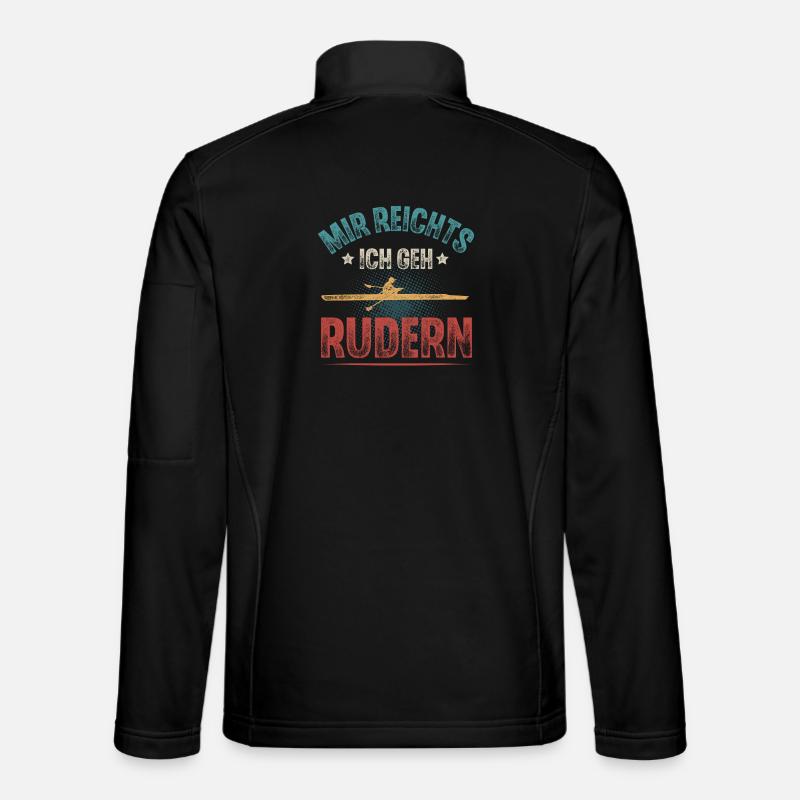 Rudern Ruderer Ruderboot Unisex Softshelljacke