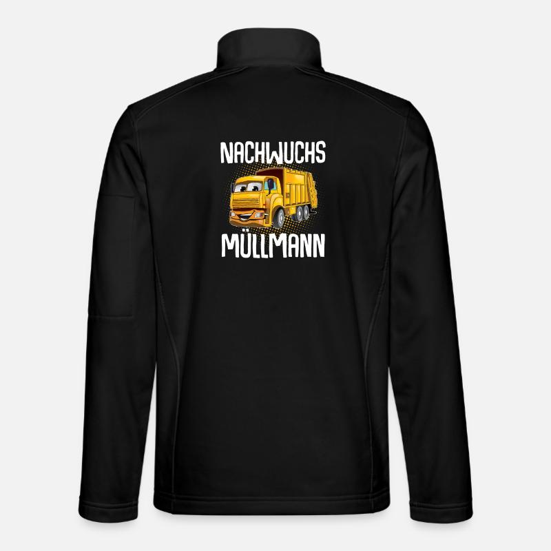 Nachwuchs Müllmann - Unisex Softshelljacke - Schwarz